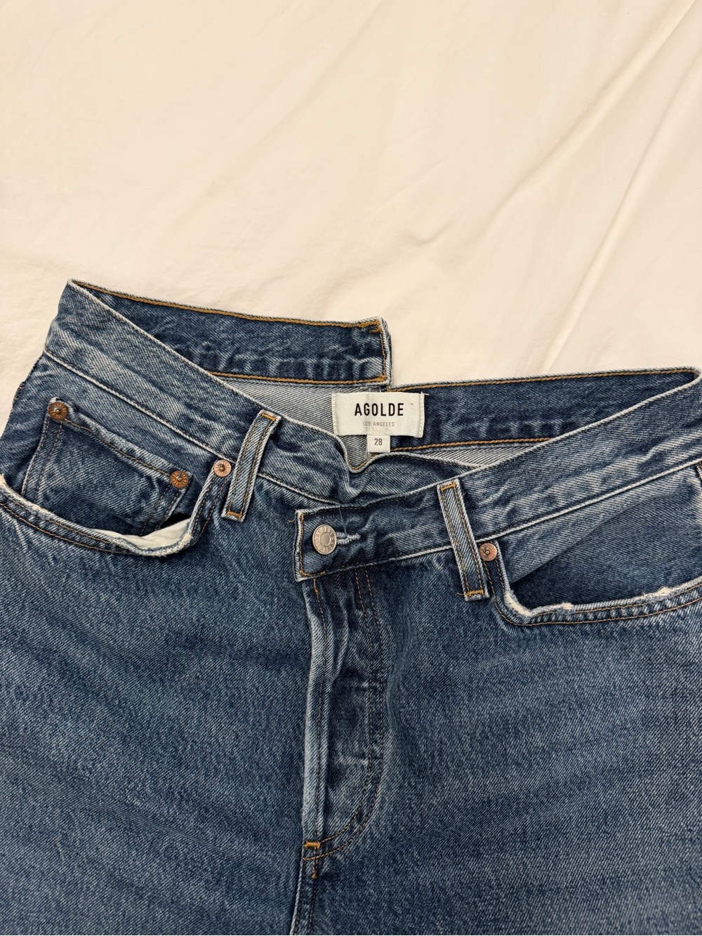 Agolde Crossover Waist Jeans - Picture 2 of 6